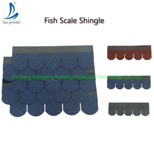 Architectural Roofing Shingles New Arrival Building Materials Asphalt Roofing Fish Shingles for Construction