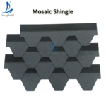 Beautiful Cheap Type Waterproof Self-Adhesive Roofing Tiles Mosaic Asphalt Roof Shingles Fibreglass Roofing Sheets