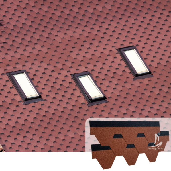 Best-Price Fireproof Shingle Bitumen Roof Tile Waterproof Building Material Asphalt Roofing Shingle