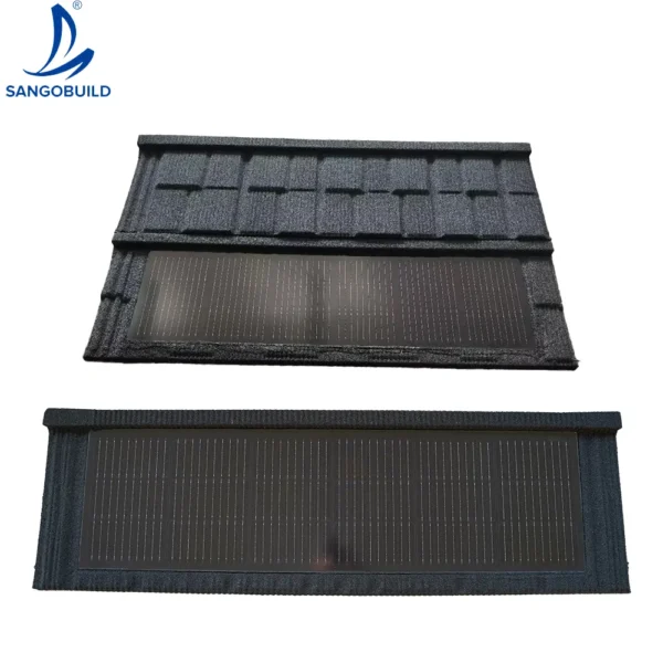 BIPV Residential Solar Panel off-Grid System Photovoltaic Solar Roof Tile