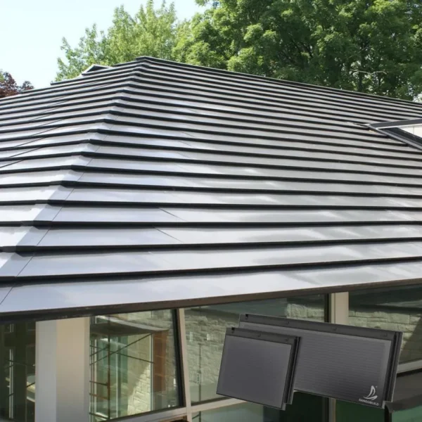 BIPV Rooftop System Green Solar Power Glass Roof Top Solar Panel Tile