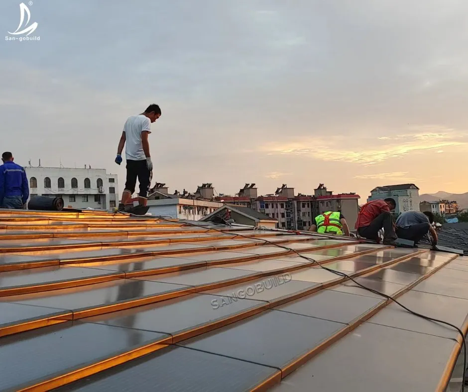 BIPV Solar Panel Powered Roof Structure Home Solar Roofing Tile BIPV Solar Panel Powered Roof Structure Home Solar Roofing Tile