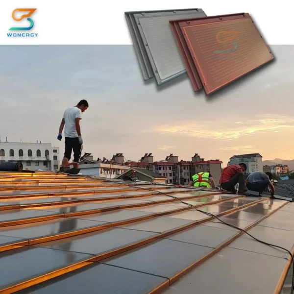 BIPV Solar Roof Tiles Solar Tile Roof Mounting System Solar Panel Tiles for Roof