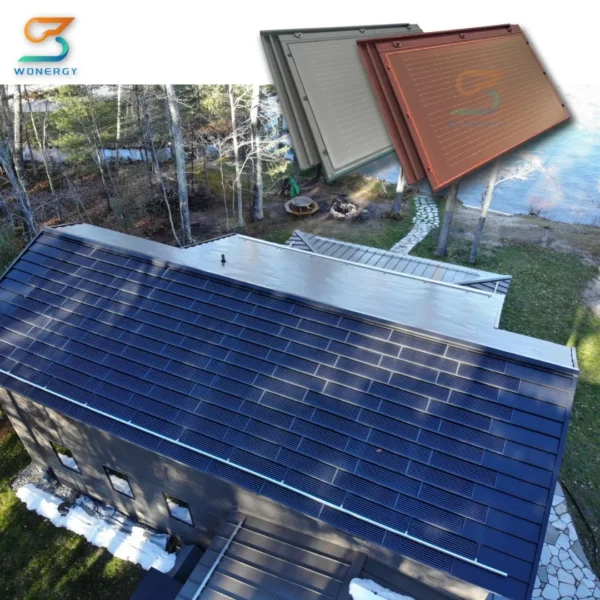 BIPV Solar Roofing Tiles Customized Roof Solar Panel Roof Tile