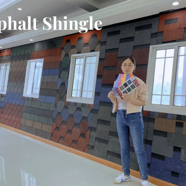 Black Roofing Bitumen Shingles Modified Bitumen Fiberglass Roofing Shingle