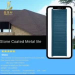 Building Construction Materials Manufactory Direct Sale Sand Coated Metal Roofstone Coated Aluzinc Roofing Tiles