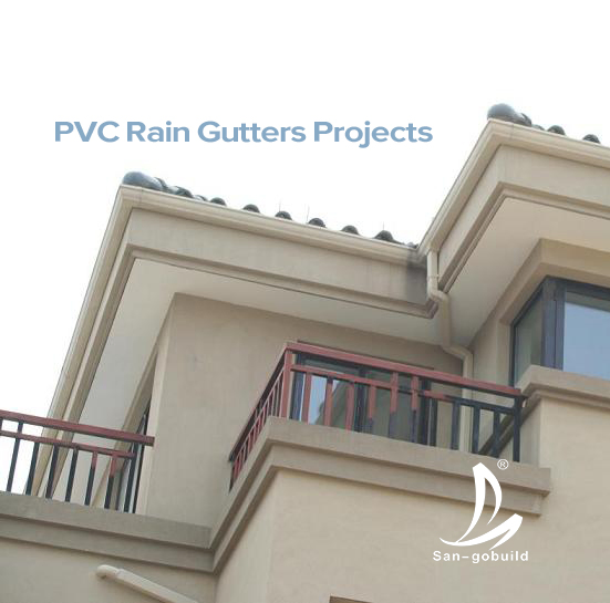 Building Construction Materials Nigeria Lagos Onitsha Wholesale PVC Rain Gutters Price Per Container