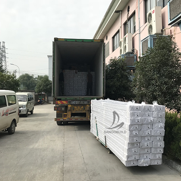Building Construction Materials Nigeria Lagos Onitsha Wholesale PVC Rain Gutters Price Per Container