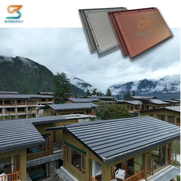 Building Integrated Photovoltaic Tuiles Solaires Solar Roof Tiles