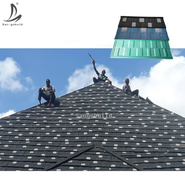 Building Material Anti Rust Roofing Shingles Aluminum Zinc Sheet Metal Roofs Tiles