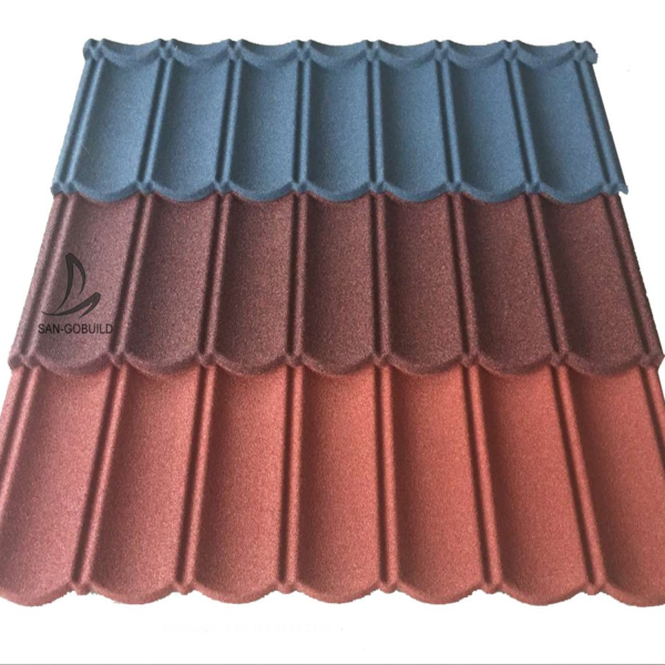 Building Material Color Durable Fast Install China Factory Sand Stone Coated Roofing Tiles