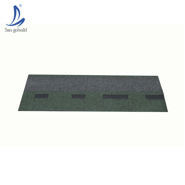 Building Material Fish Scale Shaped Waterproof Asphalt Shingles Roof