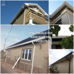 Building Materials Plastic PVC Rain Roof Gutter and Pipes for Rainwater Drain