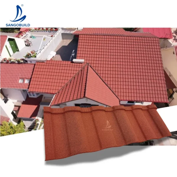 Building Materials Stone Coated Metal Roofing Rainbow Tiles Galvanized Corrugated Steel Sheet