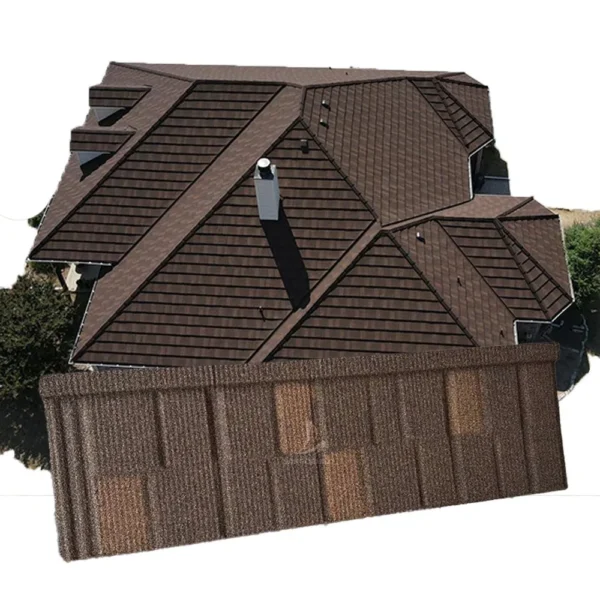 Building Materials Stone Coated Roofing Tile Multi Type Villa Uganda Kenya