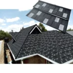 Building Materials Wind Resistance Stone Coated Metal Roofing Tiles Az150g Shingle Design