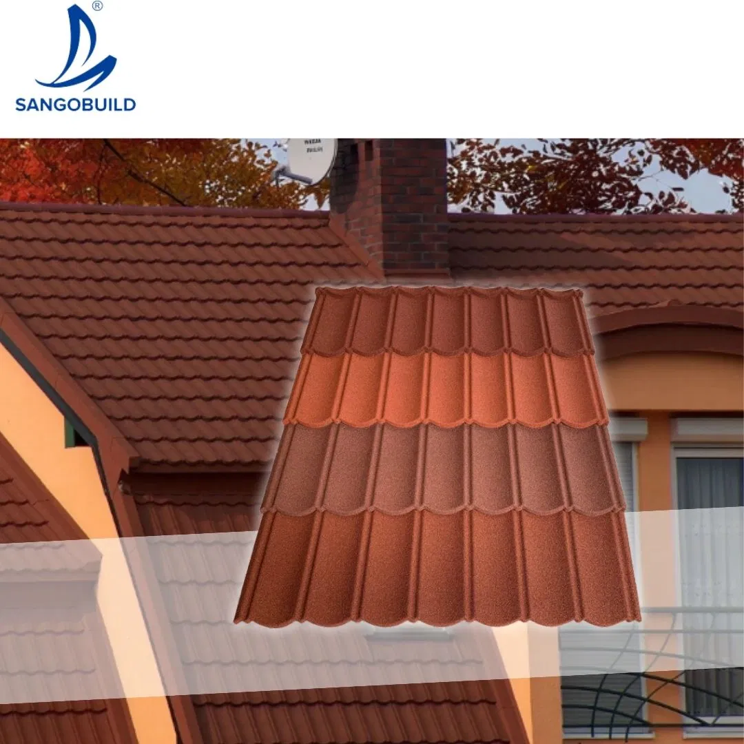 Building Roofing Materials Lightweight Color Stone Coated Metal Roofing Tile Building Roofing Materials Lightweight Color Stone Coated Metal Roofing Tile