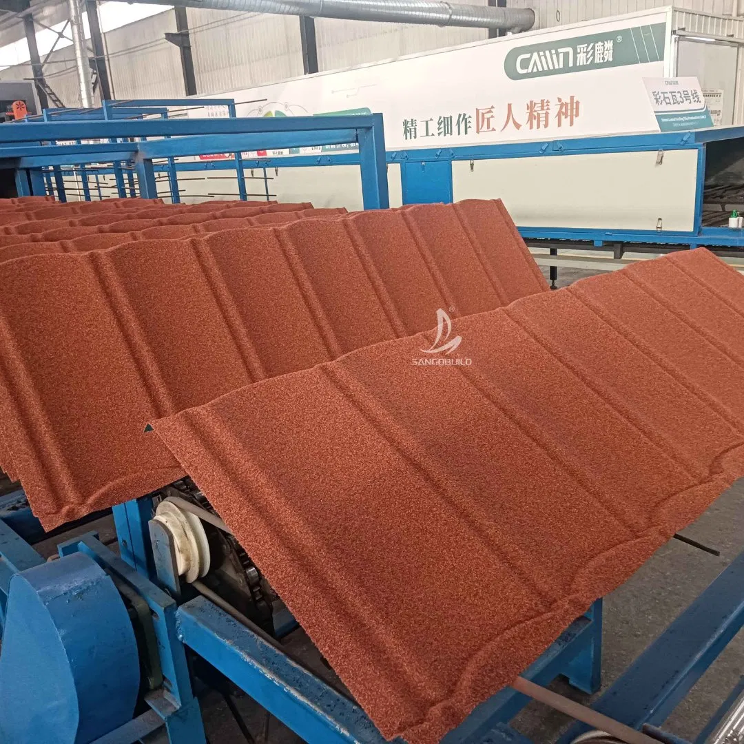 CE Certified Waterproof Fireproof Stone Coated Roof Tiles CE Certified Waterproof Fireproof Stone Coated Roof Tiles
