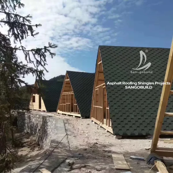 Cheap Construction Building Materials Charcoal Color Asphalt Roofing Shingles Roof Tiles