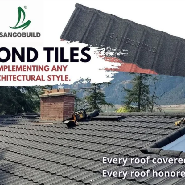 China Best Price Building Materials Colorful Stone Coated Metal Roof Tiles