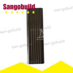 China Factory Aluminum Pipe Rectangular Kenya Market Easier Installation Rain Gutter