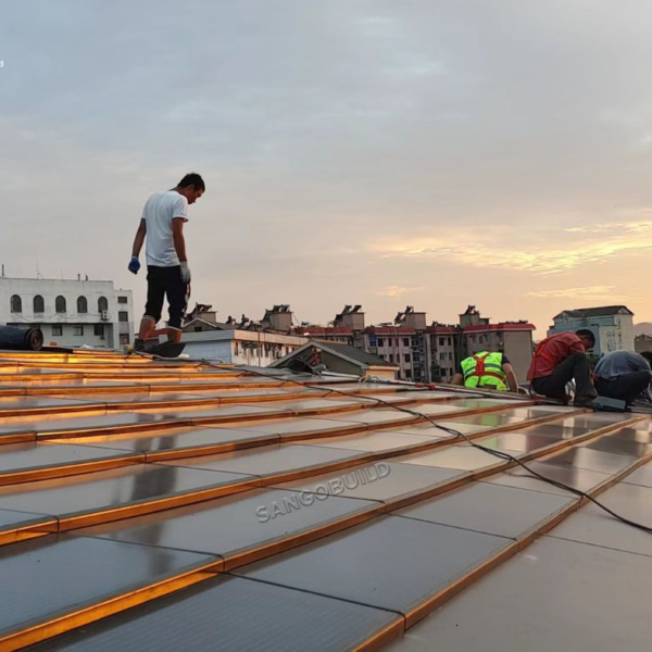 China Factory Directly Sell Building Integrated Photovoltaic Energy BIPV Solar Roof Tile for Green Energy Power Roofing System
