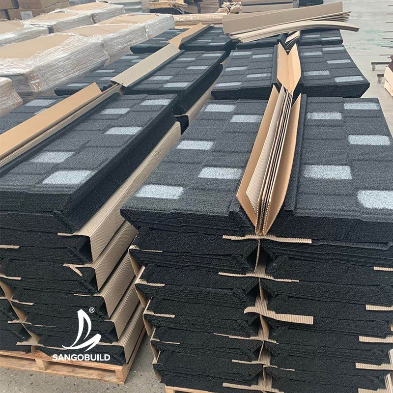 China Factory Hot Sale Aluminum Steel Roof Tile Building Material Stone Coated Tile Roman Galvanized Chips Roofing Sheet China Factory Hot Sale Aluminum Steel Roof Tile Building Material Stone Coated Tile Roman Galvanized Chips Roofing Sheet