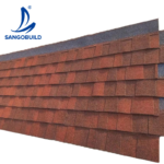 China Factory Roofing Material Colorful Singles Roof Sheet Asphalt Shingles Roofing Tile