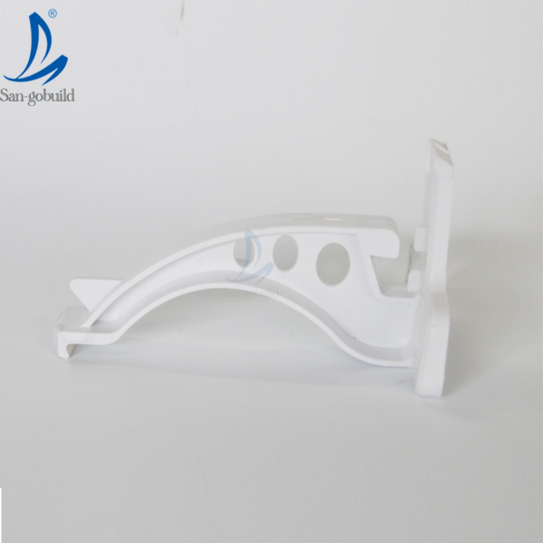 China Greenhouse Square Plastic PVC Gutter Fittings Gutter Hanger