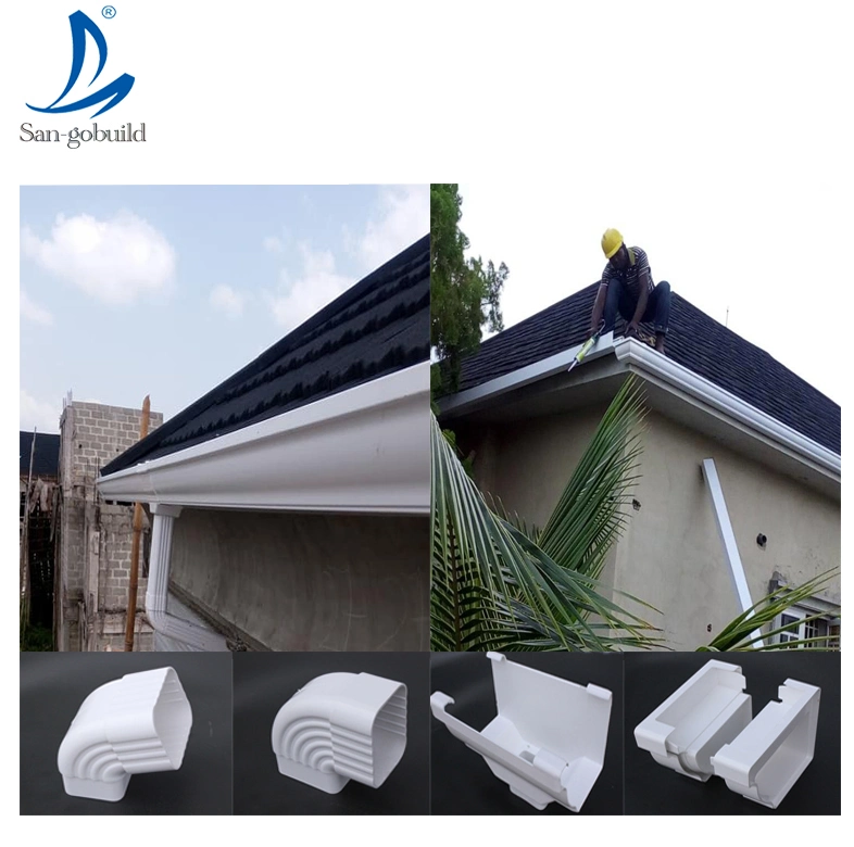 China Manufacture Roof Gutter Rain Chains Stainless Steel Gutter Price Philippines Nigeria 5.2 Inch Downspout PVC Square Pipe Rainwater Gutter China Manufacture Roof Gutter Rain Chains Stainless Steel Gutter Price Philippines Nigeria 5.2 Inch Downspout PVC Square Pipe Rainwater Gutter