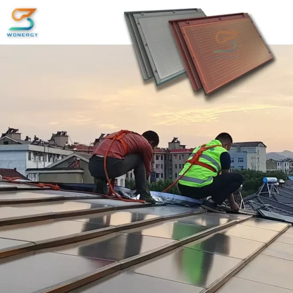 China Manufacturer Direct Selling Solar Tiles Photovoltaic Roof Household BIPV Solar Roof Tiles