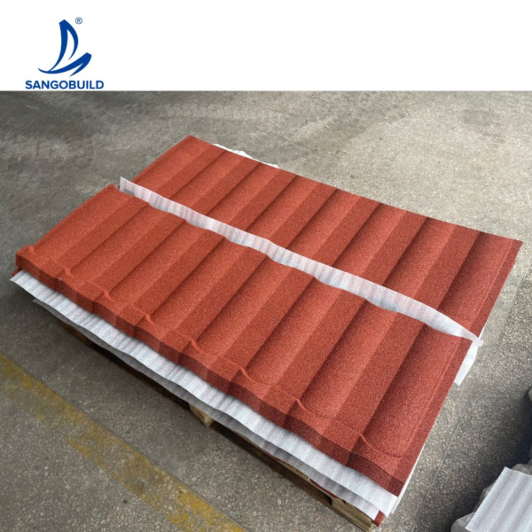 China Manufacturerbuiding Materials Stone Coated Metal Roof Tile Thailand Roofing Sheet