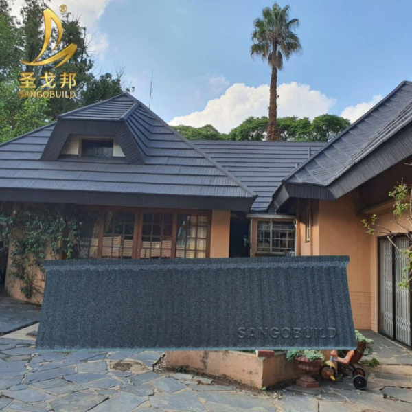 China Supply Factory Price Building Material Stone Coated Metal Roofing Sheet Anti-Rust Steel Roof Tiles