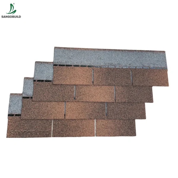 China Top Quality Factory Direct 3-Tab Blue Asphalt Roofing Material in India
