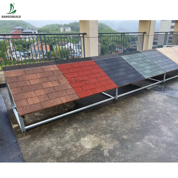 China Top Quality Factory Direct 3-Tab Blue Asphalt Roofing Material in India
