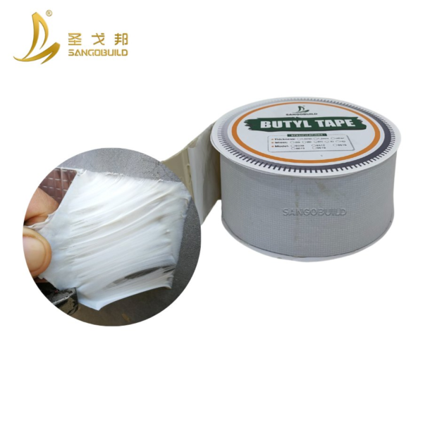 China Top-Quality Waterproof Membrane Butyl Roll Nonwoven Thick Self-Adhesive Rubber Butyl Tape