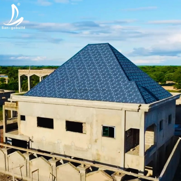 Chinese Factory Roof Renovation Materials Stone Coated Metal Roof Tile Roofing Sheet
