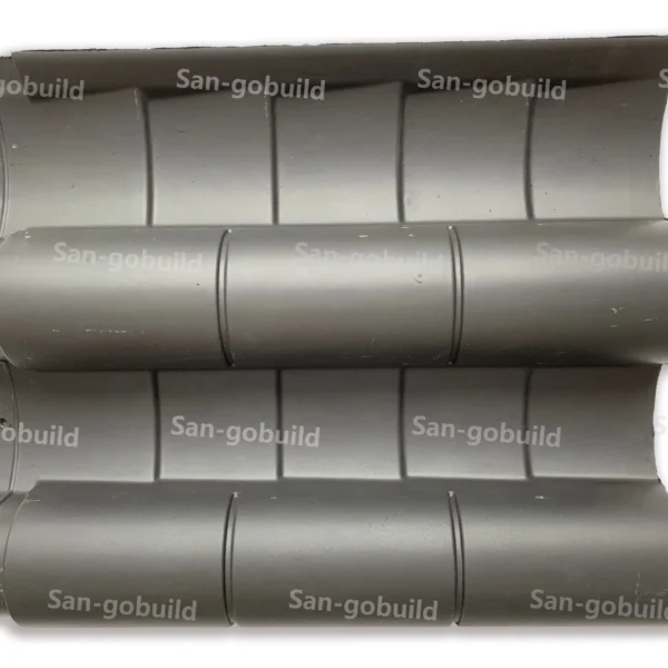 Chinese Manufacturer Traditional Polyester Building Material Clay Style Roofing Sheet Color Temple Roof