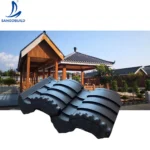 Chinese Style Traditional Antique Tile Polymer Composite Decorative Roofing for Temple Park