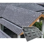 Chinese Supplier Asphalt Fiberglass Flat Roofing Sheets Windproof Fireproof Asphalt Roofing Shingle