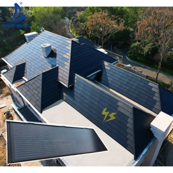 Clean-Energy Flexible Solar Panels High Efficiency Roofing Sheets BIPV Solar Roof Tiles