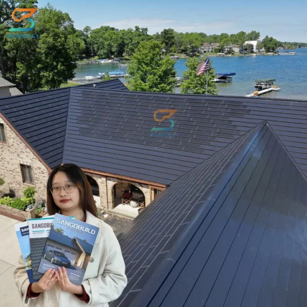 Clean Solar Energy System One Stop Roofing System Factory Wholesale Prices One Watt Flat Solar Roof Tile