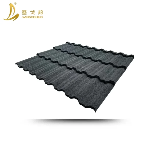 Color Aluminum Customized 0.4mm Steel Roof Colorful Stone Coated Metal Roofing Sheet