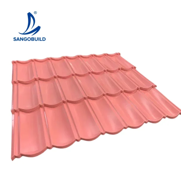 Color Metal Steel Sheet Roofing Tile PPGI PPGL Prepainted Galvanized Corrugated Steel Roofing Sheet Fluorocarbon Polyester Paint Roof Tile
