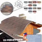 Color Painted Wind Resistant Stone Coated Asphalt Shingle Roof Tile