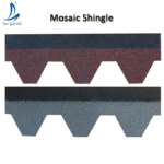 Color Roof Philippines Asphalt Shingle Manufacturer 3 Tab Red Waterproof Asphalt Shingle