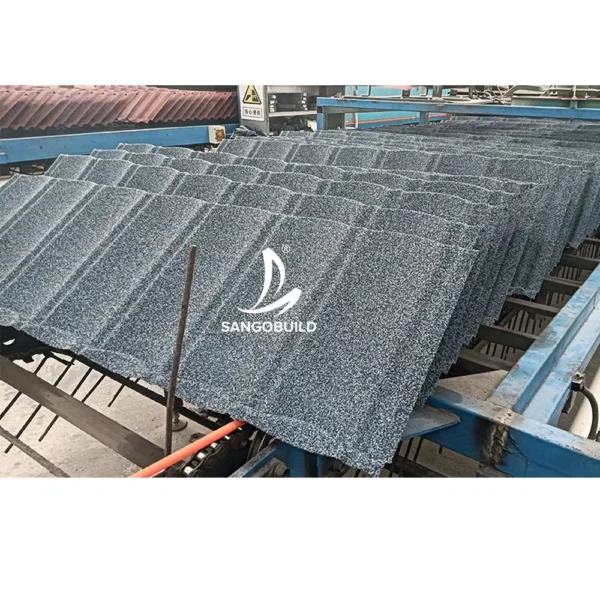 Color Stone Coated Metal Roof Tile Popular Ancient Building Material for House Roof