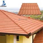 Color Stone Coated Steel Roof Sheets, High Quality Interlocking Shake Tile Alu-Zinc Bent Type Metal Roof Tiles Prices