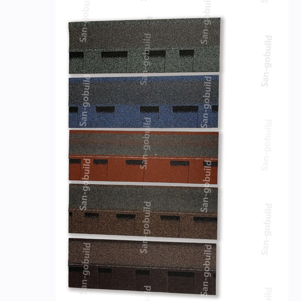 Colorful Cheap Asphalt Roof Shingles Price