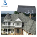 Coloured Glaze Material 1000mm Length 333mm Width Fish Scale Asphalt Roofing Shingles